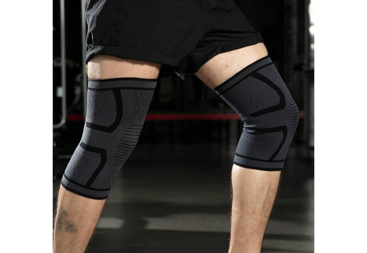 1 Par de Rodilleras Deportivas, Rodilleras Elásticas Antideslizantes, Protege tus Rodillas，Adecuado para Voleibol, Baloncesto, GYM, Correr, Ciclismo de Montaña, Deportes Al Aire Libre, etc