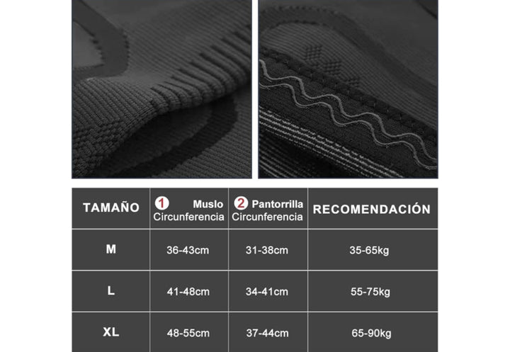 1 Par de Rodilleras Deportivas, Rodilleras Elásticas Antideslizantes, Protege tus Rodillas，Adecuado para Voleibol, Baloncesto, GYM, Correr, Ciclismo de Montaña, Deportes Al Aire Libre, etc