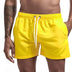 Bañador corto para hombre, de secado rápido, transpirable, con cordón y bolsillos para surfear en la playa en verano.