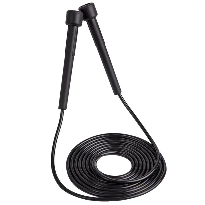 1 pieza de cuerda de saltar de velocidad de 2,8 m, profesional, para adultos y niños, de PVC, ajustable, para entrenamiento de boxeo y musculación.
